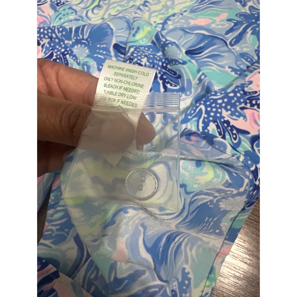NWOT Lilly Pulitzer Tasely Jumpsuit  Saltwater Blue Shade Seekers Size 6 women's - Picture 16 of 16
